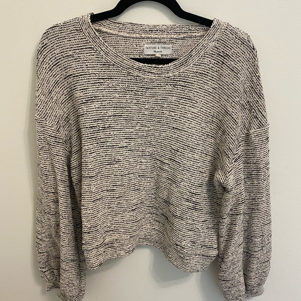 Madewell Striped Sweater (Texture and Thread)